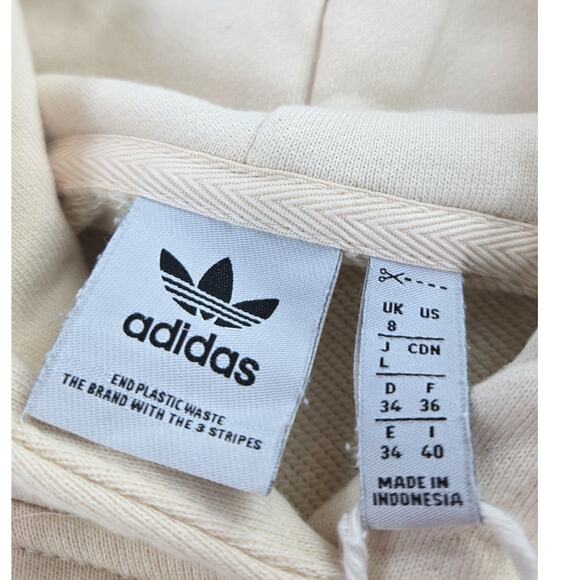 Adidas | Cropped Hoodie | Size 4 (Small) - Picture 2 of 5